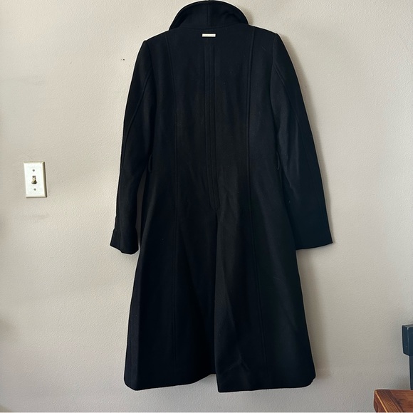 Vince Camuto Fall/Winter Wool Trench Coat Black Size XS - Picture 2 of 11